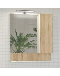 Зеркало для ванной Рига 70 дуб сонома Comforty