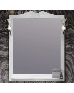Зеркало для ванной Клио Брунелла 80 белый матовый Opadiris