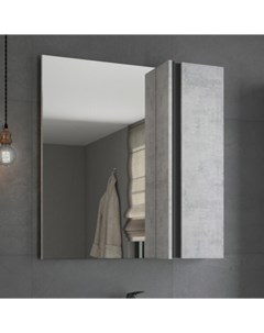 Зеркало для ванной Эдинбург 75 бетон светлый Comforty