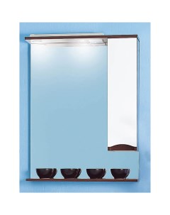 Зеркало для ванной Токио 70 правое венге Бриклаер