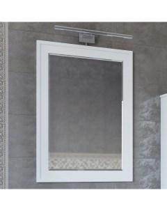 Зеркало для ванной Модена 75 белый Sanflor
