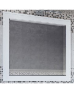 Зеркало для ванной Модена 105 белый Sanflor