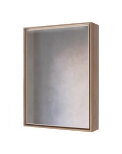 Зеркальный шкаф для ванной Frame 60 дуб трюфель Raval