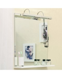 Зеркало для ванной Одри 80 белый Sanflor
