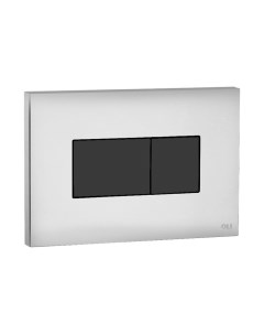 Кнопка для инсталляции Karisma 641019 хром глянцевый soft touch черный Oli