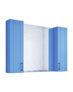 Зеркало для ванной Глория 105 голубой Sanflor