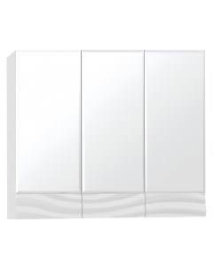 Зеркальный шкаф для ванной Вероника 80 Люкс белый Style line