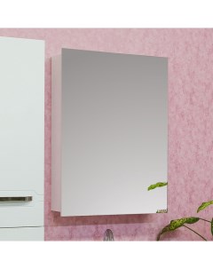 Зеркальный шкаф для ванной Анкона 60 L белый Sanflor
