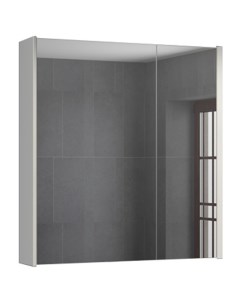 Зеркальный шкаф для ванной Женева 75 дуб белый Comforty