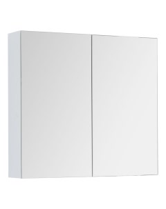 Зеркальный шкаф для ванной Premium 80 белый глянец Dreja