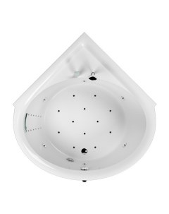 Акриловая ванна Опера 162x162 Basic на каркасе Акватика