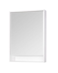 Зеркальный шкаф для ванной Капри 60 белый глянец Акватон