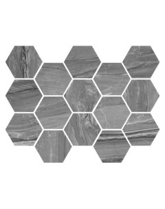 Мозаика Eos Argent Hexagon 32 5x22 5 Argenta
