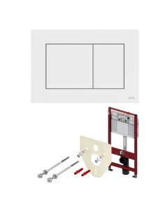 Инсталляция для унитаза now 9400013 с белой клавишей Tece