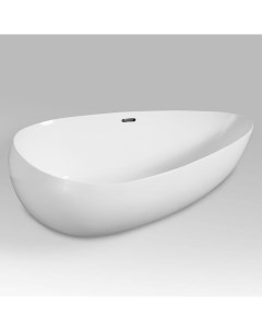 Акриловая ванна Swan 170х95 на каркасе Black&white