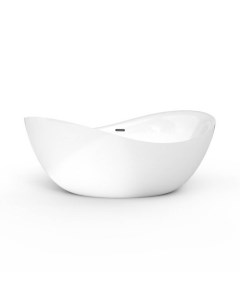 Акриловая ванна Swan 180х89 на каркасе Black&white