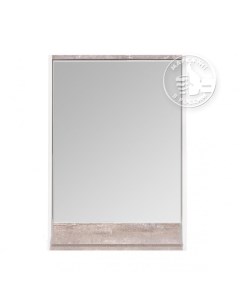 Зеркальный шкаф для ванной Капри 60 бетон пайн Акватон