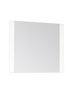 Зеркало Монако 80 осина белая белый лакобель Style line