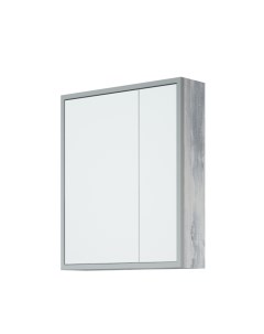 Зеркальный шкаф для ванной Айрон 70 серый арт Corozo