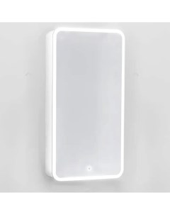 Зеркальный шкаф для ванной Pastel 46 белый жемчуг Jorno