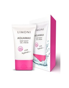 Глубокоувлажняющий гель крем для лица Deep Most Gel Cream Aquamax Limoni (италия/корея)