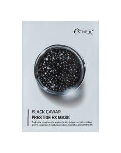 Тканевая маска для лица Черная икра Black Caviar Prestige EX Mask Esthetic house (корея)