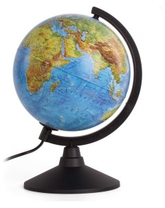 Глобус физико политический с подсветкой Классик диаметр 21 см Globen