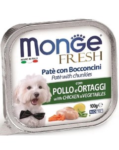 Консервы Dog Fresh Курица с овощами для собак 100гр Monge