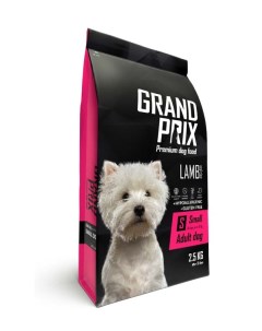 Сухой корм для собак Small Adult с ягненком для маленьких пород 2 5 кг Grand prix