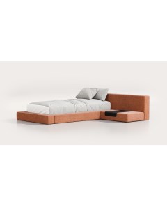 Кровать односпальная tetris half bed оранжевый 220x60x240 см Bino-home