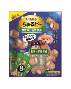 Churu Bee лакомство трубочки для собак для здоровья ЖКТ с куриным филе 10 г 8 шт Inaba
