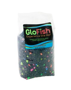 GloFish Грунт черный с флуоресцирующими гранулами 2 268 кг Glo fish