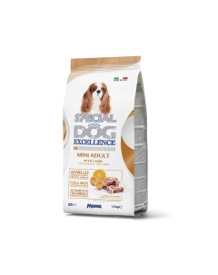 Корм для собак Exellence для мелких пород ягненок рис яйца цитрусовые сух 1 5кг Special dog