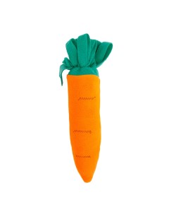Игрушка для собак Морковка с пищиком и бутылкой 29 см Pet hobby
