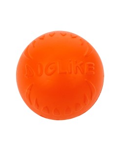 Игрушка для собак Мяч диаметр 6 5 см малый оранжевый для собак малых и средних пород снаряд Pet hobby