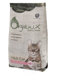 Сухой корм Органикс для кошек свежий Лосось и рис Organix