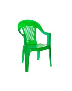 Кресло пластик 91х41х55 см зеленое Элластик пласт