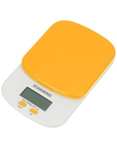 Кухонные весы SSK2158 макс вес 2 кг оранжевый Starwind