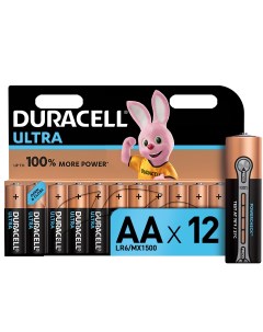 Батарейки Ultra Power AA LR6 экономичная упаковка 12 шт Duracell