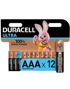 Батарейки Ultra Power AAA LR03 экономичная упаковка 12 шт Duracell
