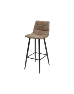 Барный стул SPICE PK 01 серо коричневый ткань микрофибра Bravo