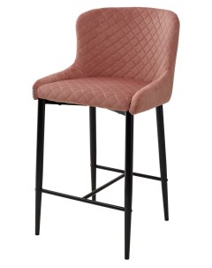 Полубарный стул ARTEMIS BLUVEL 52 PINK H 65cm велюр Bravo