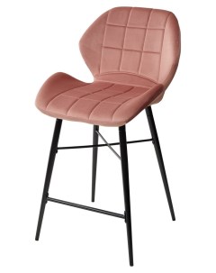 Полубарный стул MARCEL BLUVEL 52 PINK H 65cm велюр Bravo