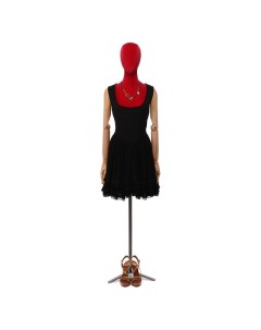 Платье из смеси хлопка и льна Givenchy