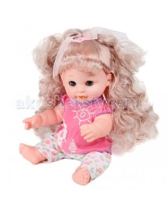 Кукла Пупсик с длинными волосами озвучен 30 см 72291 Lisa jane