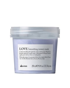 Разглаживающая маска для вьющихся волос Love Smoothing Instant Mask 250 мл Davines