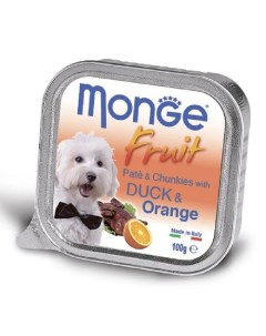 Консервы Dog Fruit Утка с апельсином для собак 100гр Monge