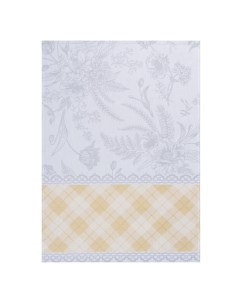 Кухонное полотенце Bouquet белое с жёлтым 50х70 см ПЦ 556 4840 Cleanelly