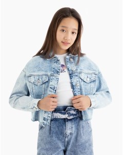 Джинсовая куртка oversize для девочки Gloria jeans