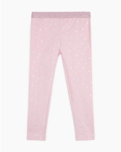 Розовые леггинсы со звёздочками для девочки Gloria jeans